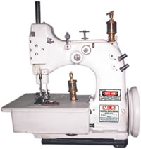 NA 6002 HR - Single stitch Double thread Plain Feed Over Seaming / Hiracle stitching machine. For Overdging. Hiracle stitch on fabric like Woven Cloth, Jute, Barlape and Woven PP Smapp and FIB / Big bag.